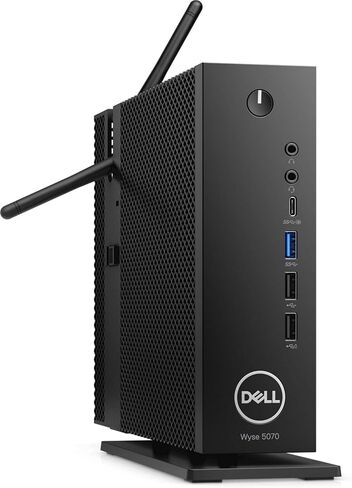 Dell Wyse 5070 Thin Client Desktop | Pentium Silver - J5005-16GB SSD Hard Drive - 4GB RAM | 4 cores @ 2.8 GHz ThinOS Black in Kuwait