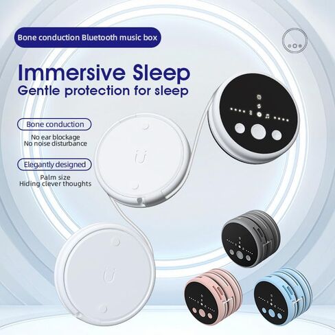 Mini Portable Wireless Under Pillow Speaker for Sleeping (White) in Kuwait