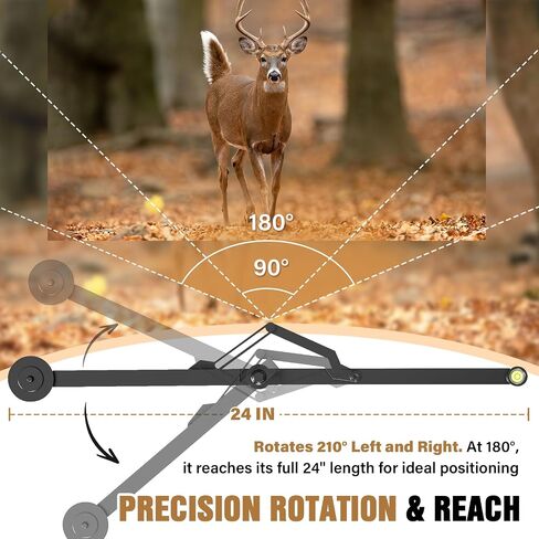 Camera Arm for Hunting with Portable & Silent Setup in Kuwait