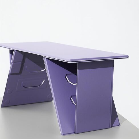 TopJob SlimFold Laptop Desk & Stand，Ergonomic Computer Stand，Portable Laptop Riser Stylish with Multiple Color Options, Compatible with MacBook Air, MacBook Pro, Dell XPS (Mist) (Mist) in Kuwait