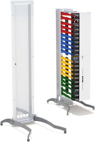 PowerGistics Stand20 - Attach Any Core or Grab & Go20 Shelf Tower to Make a Free Standing Charging Station and Organizer, 20 Shelf for Devices Like Laptop, Chromebook, Tablets, iPad. TAA Compliant. in Kuwait