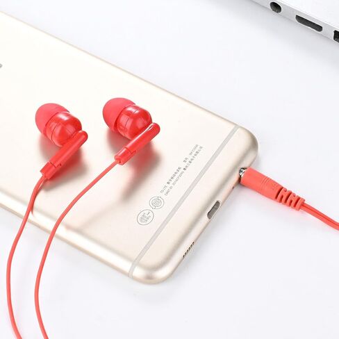 10 Pack Bulk Kids Earbuds for School Classroom Children, Wired in-Ear Headphones 3.5mm Affordable Earphones for Student Boys Girls Toddler Teen and Adult (Mixed Colors) in Saudi Arabia