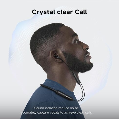 CXK Neckband Bluetooth Headphones, 80Hrs Wireless Headphones with Mic in Kuwait