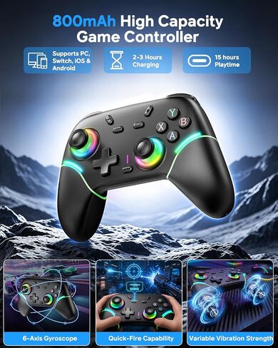Switch 2 Accessories Bundle, 22 in 1 Game Kits, Hard Shell Carrying Case in Kuwait