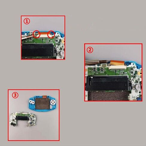 IPS LCD Screen Replacement with 8-Level Brightness Suitable for GBA 32Pin 40Pin Motherboard in Kuwait
