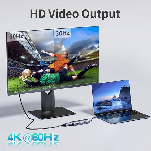 SSK 6 in 1 USB C Hub Dual Monitor,Universal USB C Dock in Kuwait
