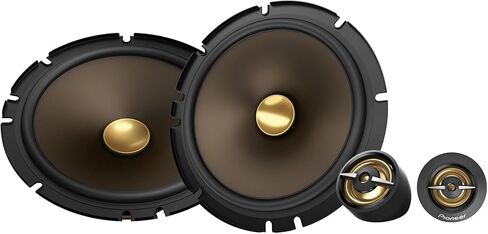 Car Audio Speaker Bundle 6.5" 2-Way Pioneer TS-A653CH Component Speakers and 6.5" 4-Way TS-A1681F Coaxial Speakers with Wedge Sound Dampening Material in Saudi Arabia