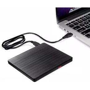 USB 3.0 External CD DVD Drive, Portable External Optical Drive Burner Compatible with Laptops and Desktop Computers in Saudi Arabia