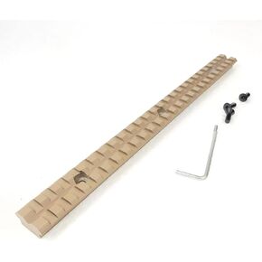 10" Long Picatinny Rail Mount Base Tan Color CNC Machining in Kuwait