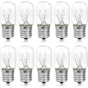 10PCS 10692 Microwave Bulb E17 T7 25W 110-130V Wide Voltage Compatible with GE, Whirlpool, Maytag, Amana Appliance Bulb in Kuwait