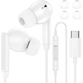 Type C Headphones Wired Earbuds for iPhone 17e 17 Pro Max 17 16e 16 Pro Max in Kuwait