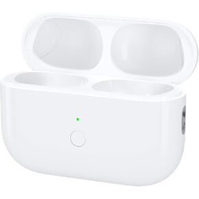 JKV Wireless Charging Case Replacement for AirPod Pro 1st 2nd Charging Case with Type-C Port, Compatible for AirPod Pro 2 Charging Case with Bluetooth Pairing Sync Button, no Airpod in Kuwait