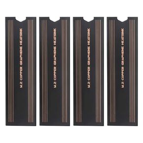 Laptop Copper Cooler Radiator Coating Heatsink Pad High Thermal Conductivity Cooling Pad M2 NVME SSD Heat Sink Copper Heatsink Laptop Memory Card Cooler Radiator Heat Sink Cooling Thermal Hard Disk in Kuwait