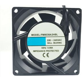 220V 0.08A 8038 Cooling Fan 80X80X38mm in Saudi Arabia