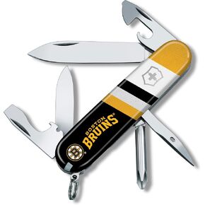Victorinox Tinker Swiss Army Knife – Compact 12 Function Swiss Made Pocket Knife with Large Blade, Small Blade and Bottle Opener – Boston Bruins in Saudi Arabia