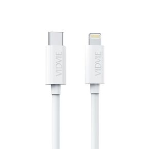 CB477 USB-C to Lightning Charger Cable for Apple iPhone 14 13 12 11 X Xs Pro, Pro Max, Plus, iPad, 3 Foot, White in Kuwait