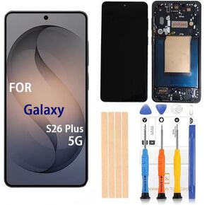 Screen Replacement for Samsung Galaxy S26Plus + SM-S947U1 Black Frame OEM in Kuwait
