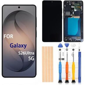 Screen Replacement for Samsung Galaxy S26 Ultra SM-S948U1 Black Frame OEM in Kuwait