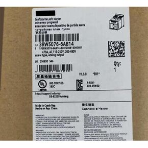 SMOCONE 1 Pcs 3RW5076-6AB14 New in Box 3RW50766AB14 Expediated in Kuwait