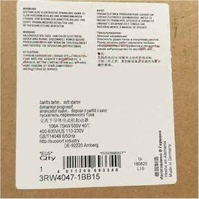 SMOCONE 1 Pcs 3RW4047-1BB15 New in Box 3RW40471BB15 Expediated in Kuwait