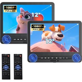 Desobry 12.5'' Dual Screen Car Headrest Back Seat Entertainment System in Saudi Arabia