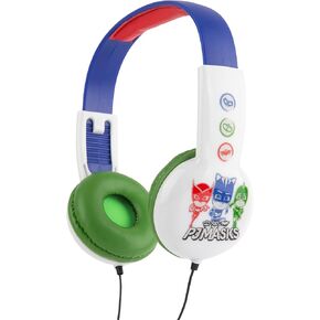 PJ Masks Kids Safe Over The Ear Headphones HP2-03120| Kids Headphones, Volume Limiter for Developing Ears, 3.5MM Stereo Jack, Recommended for Ages 3-9, by Sakar in Kuwait