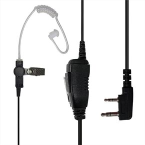 Earpiece with PTT Mic Compatible for Kenwood PKT-300 NX-320 NX-340 TK-2200 TK-3160 NX-3220 NX3320 TH-D72A TH-K20A NX-1200DV, Acoustic Tube Headset, 2 Pin Style (2.5mm+3.5mm) in Kuwait