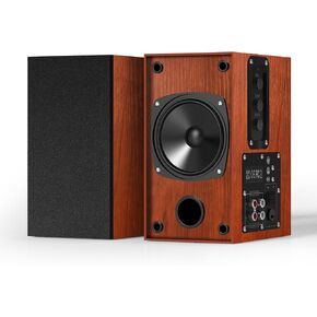 Elimavi 30W X 2 Powered Bookshelf Speakers, RCA Input for Turntable, Black in Saudi Arabia