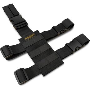 Tactical Molle Drop Leg Platform - Universally Adjustable with Molle Panel to accommodate Both Drop Leg Holster and Knife Holster Leg Strap for Either Left or Right Leg.(Black) in Kuwait