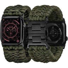 Tefeca Titan Series Ultra Wide Paracord Band Compatible with Apple Watch/Ultra in Kuwait