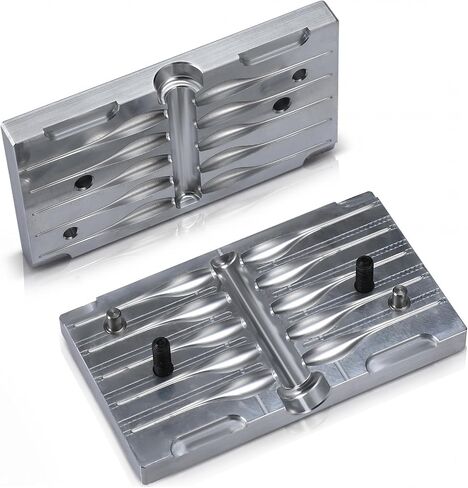 Soft Plastic Mold Lure Making Injection Molds Fishing Lures Crappie 2'' 10 Cavity Aluminum Quality Soft Plastic Molds Bait Making Injection Mold for Anglers Fishing Lovers in Saudi Arabia