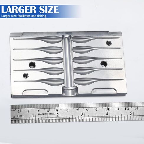 Soft Plastic Mold Lure Making Injection Molds Fishing Lures Crappie 2'' 10 Cavity Aluminum Quality Soft Plastic Molds Bait Making Injection Mold for Anglers Fishing Lovers in Saudi Arabia