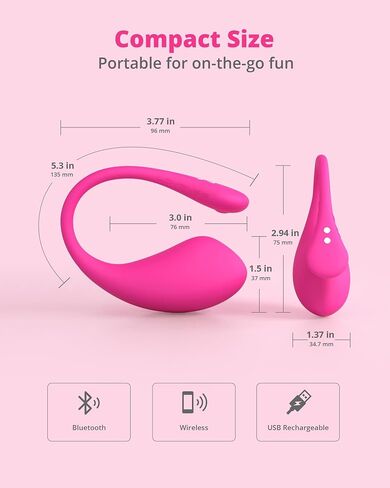 LOVENSE Lush 3 Wearable G-spot Egg Vibrator for Women Dongle USB Adapter in Kuwait