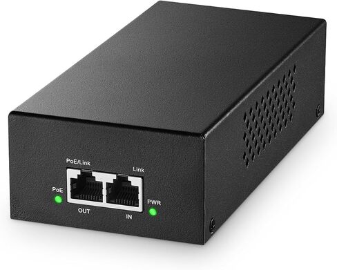 Gigabit PoE Injector 30W, 802.3af/at Power Over Ethernet YuLinca Adapter, 10/100/1000Mbps, Non-PoE to PoE Adapter, Plug & Play, Distance Up to 100 Meters (328 ft.) in Kuwait