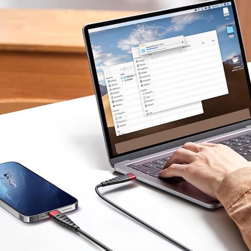 1FT Fast Charging Cord, Short Charging Cable(Red) in Kuwait