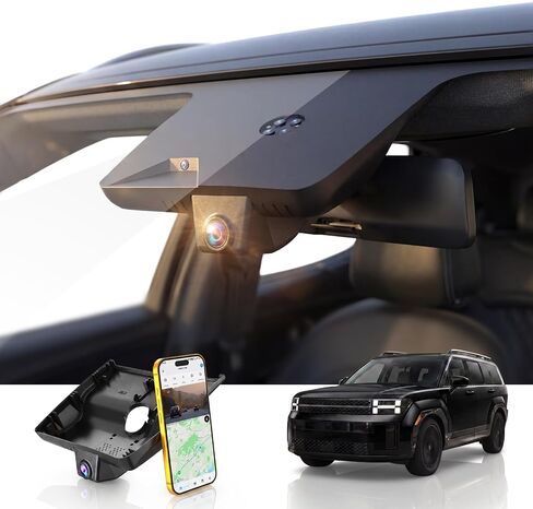 OEM-Fit Dash Cam Suitable for Hyundai Santa Fe 2024-2026 OEM Factory in Kuwait