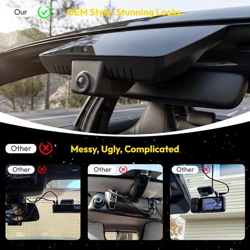 OEM-Fit Dash Cam Suitable for Hyundai Santa Fe 2024-2026 OEM Factory in Kuwait