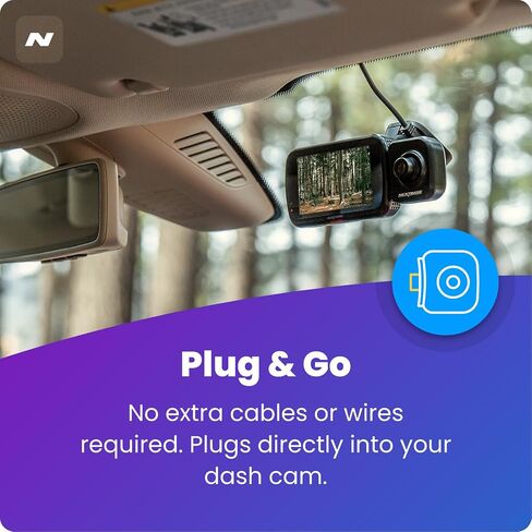 Nextbase Dash Cam Add-On Rear View Exterior Camera Compatible 322GW 422GW 522GW 622GW-Black in Kuwait