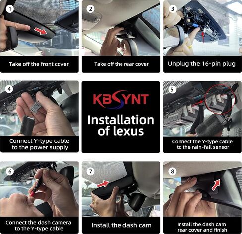 4K Dash Cam for Lexus NX 2022-2026 & NX Hybrid NX350 250 350h 450h in Kuwait
