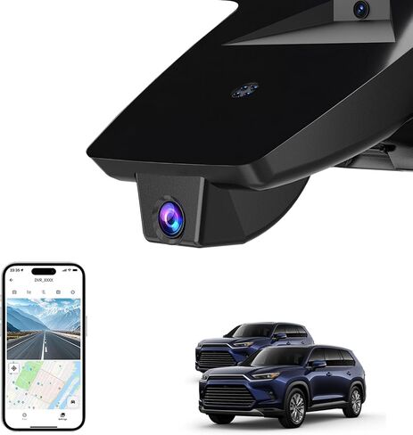 4K &1080P Dash Cam for 2024-2026 Toyota Grand Highlander,OEM Look in Kuwait