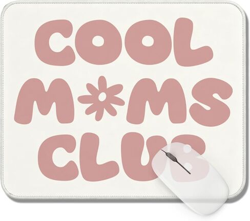 Funny Mom Gifts Mouse Pad 9.5x8 Inch, Mom Birthday Gifts for Daughter Son, Cool Moms Club Pink Mouse Pads for Computer Laptop Desk, Office Desk Accessories in Kuwait