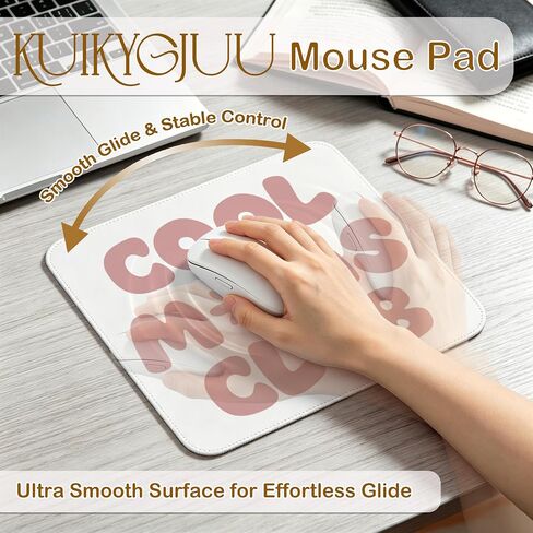 Funny Mom Gifts Mouse Pad 9.5x8 Inch, Mom Birthday Gifts for Daughter Son, Cool Moms Club Pink Mouse Pads for Computer Laptop Desk, Office Desk Accessories in Kuwait