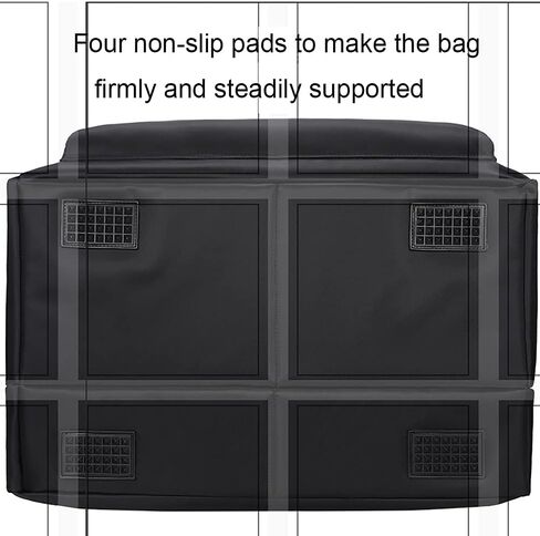 BUBM Desktop Computer Carrying Case, Padded Nylon Carry Tote Bag for Transporting Computer Tower PC Chassis, Keyboard, Cable and Mouse, Desktop Computer+ Monitor Bag, 3 light 24", Travel in Kuwait