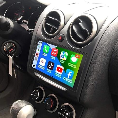 PHEZEN 7 inch Touchscreen Car Stereo for Nissan Rogue 2008-2011, Android 15 Car Radio with Carplay & Android Auto GPS Navigation BT Mirror Link WiFi Backup Camera 2+32G in Kuwait
