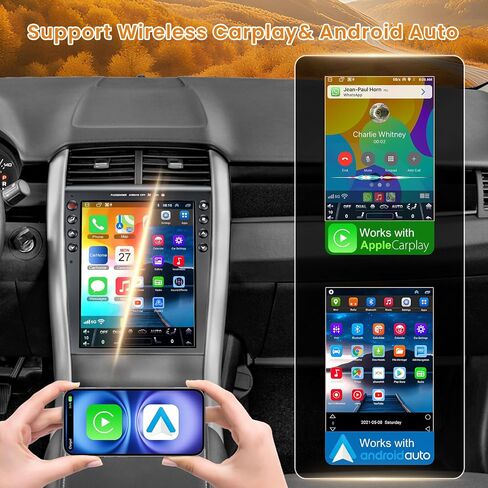 Car Radio for Ford Edge 2011 2012 2013 2014 with Wireless Carplay in Kuwait