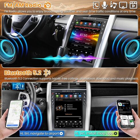 Car Radio for Ford Edge 2011 2012 2013 2014 with Wireless Carplay in Kuwait