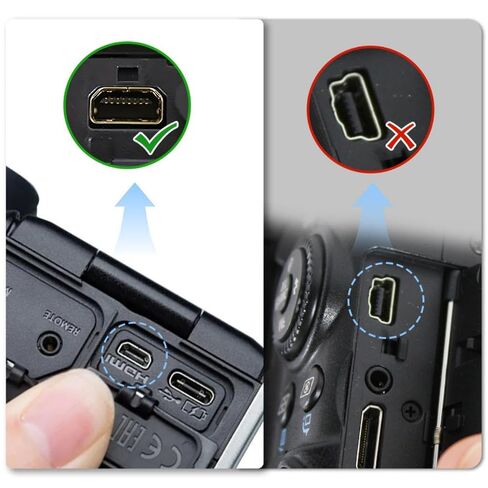 5FT USB Picture Transfer Charging Cable with USB C Connector UC-E6 UC-E16 UC-E17 Compatible with Select Nikon Coolpix & DSLR Cameras, Suitable for Smartphones, Laptops, MacBook with USB C port in Kuwait