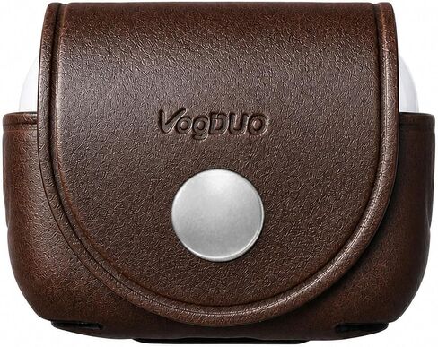 VogDUO Genuine Leather AirPods Pro 3 Case - Handcrafted Wireless Charging Holder, AirPods Pro 3rd gen Case Cover, Premium Holster, Compatible with Apple AirPods Pro 3, Qi and MagSafe Charging (Brown) in Kuwait