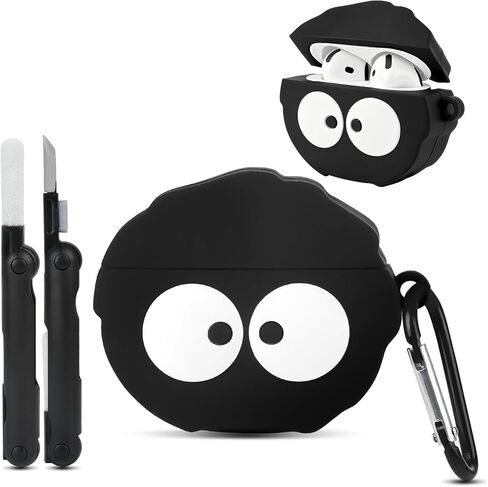 for AirPods 4 Case Cute, Soft Silicone Cartoon Character Protective Cover in Kuwait