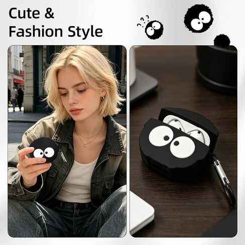 for AirPods 4 Case Cute, Soft Silicone Cartoon Character Protective Cover in Kuwait